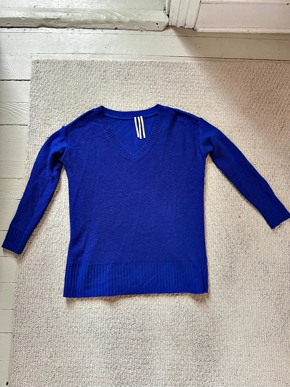Anthropologie 100% Cashmere V-Neck Sweater